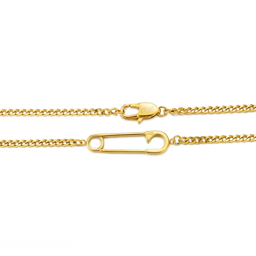 SAFETYPIN, necklace