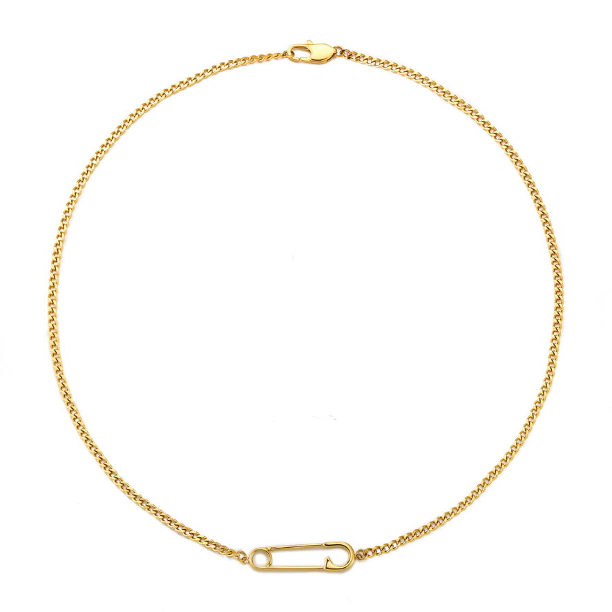 SAFETYPIN, necklace
