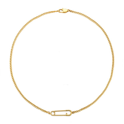 SAFETYPIN, necklace